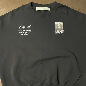 Off white mona lisa graphic print sweater